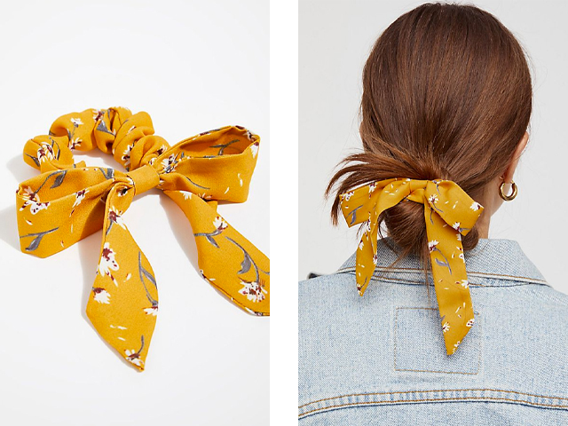 Free People Bow Scrunchie.