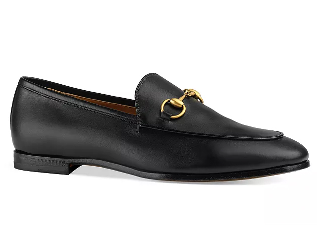 Gucci Women's Jordaan Leather Loafers.