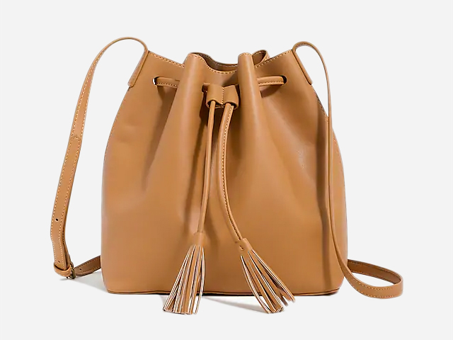 J.Crew Factory Drawstring crossbody bag.