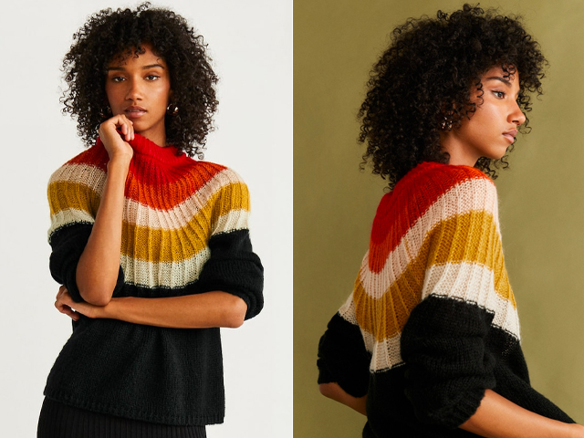 Mango Multicolor sweater.