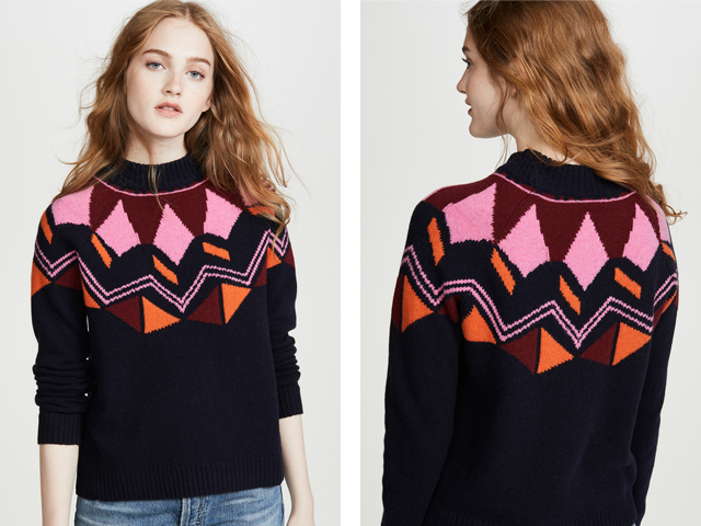 Paul Smith Fair Isle Wool Sweater.