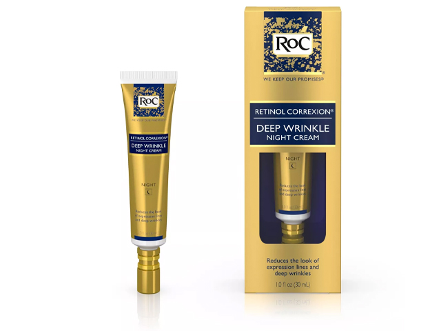 RoC Retinol Correxion Deep Wrinkle Anti-Aging Night Face Cream.