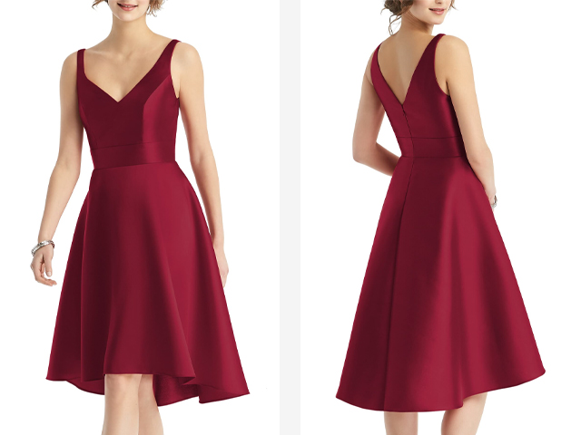 Sweetheart Neck Sleeveless Cocktail Dress ALFRED SUNG.