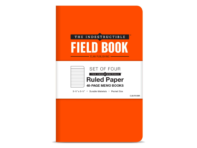  The Indestructible, Waterproof, Tearproof, Weatherproof Field Notebook.