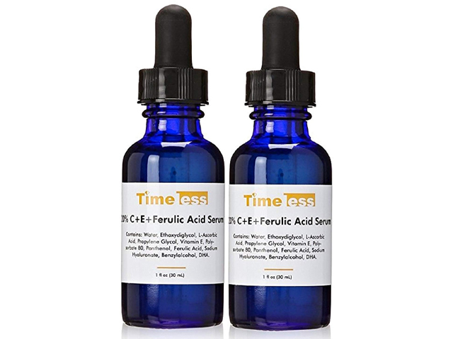 Timeless Skincare 20% Vitamin C E Ferulic Acid Serum 1-Ounce Super Savings (2 Pack).