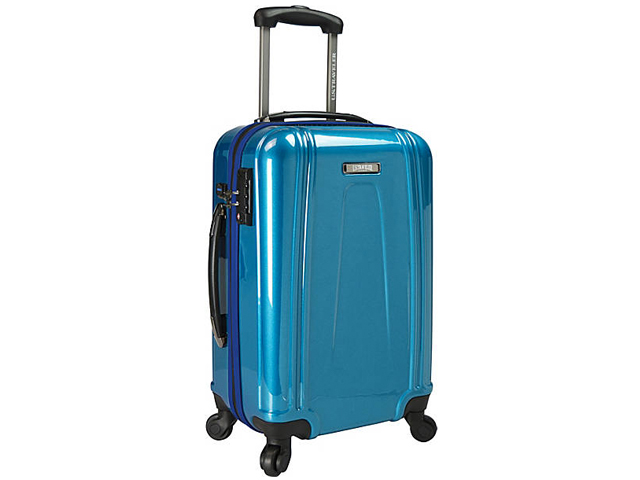U.S. Traveler Smart USB Port EZ-Charge 22" Hardside Carry-On Spinner Luggage.