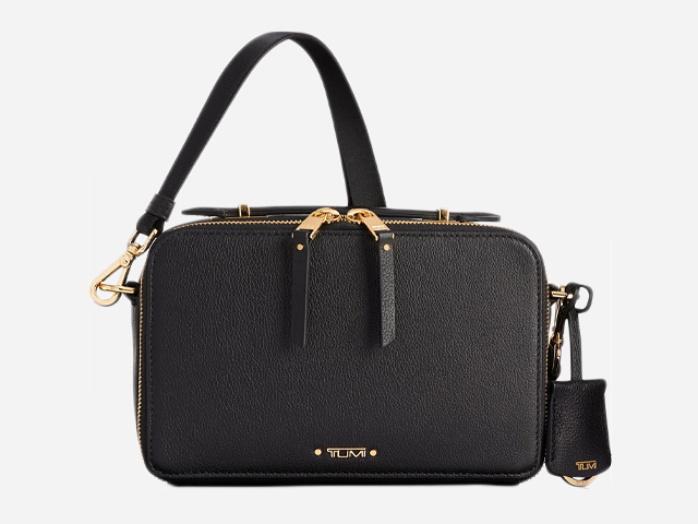 Voyaguer- Aberdeen Leather Crossbody Bag TUMI.