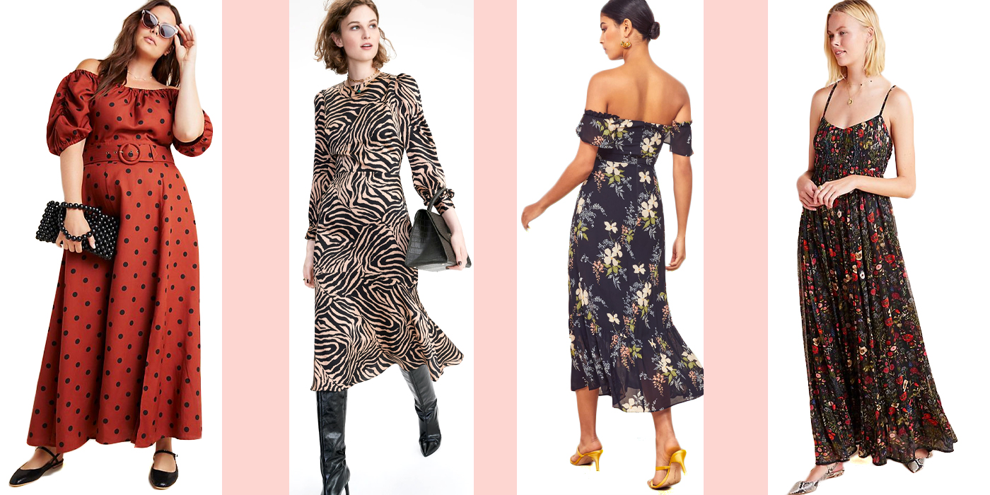 long wedding guest dresses for fall