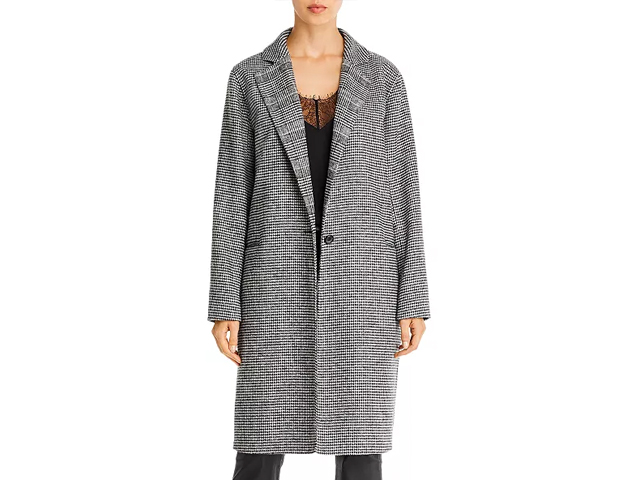 7 For All Mankind Mixed Pattern Long Coat.