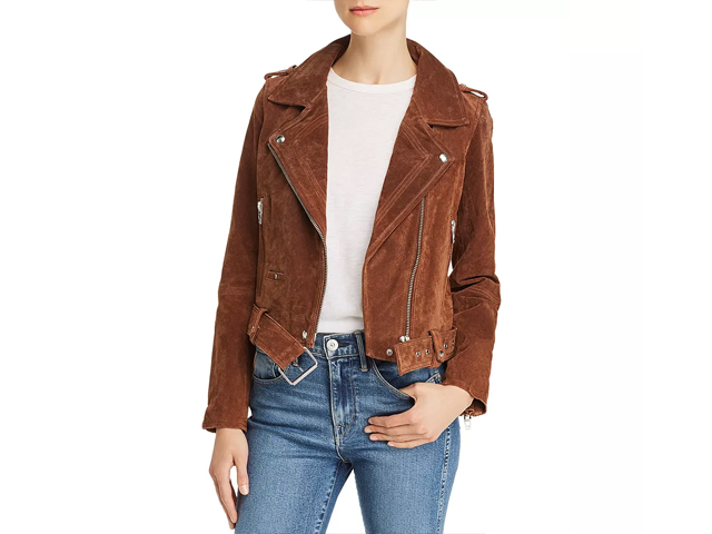 BLANKNYC Suede Moto Jacket.