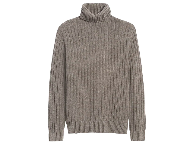 Heritage Ribbed Turtleneck Sweater.