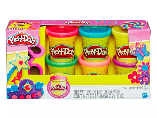 Play-Doh Sparkle Compound Collection.