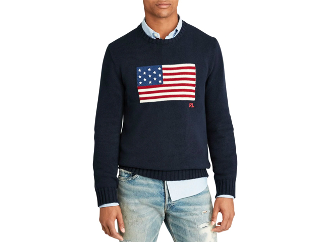 Polo Ralph Lauren The Iconic Flag Sweater.