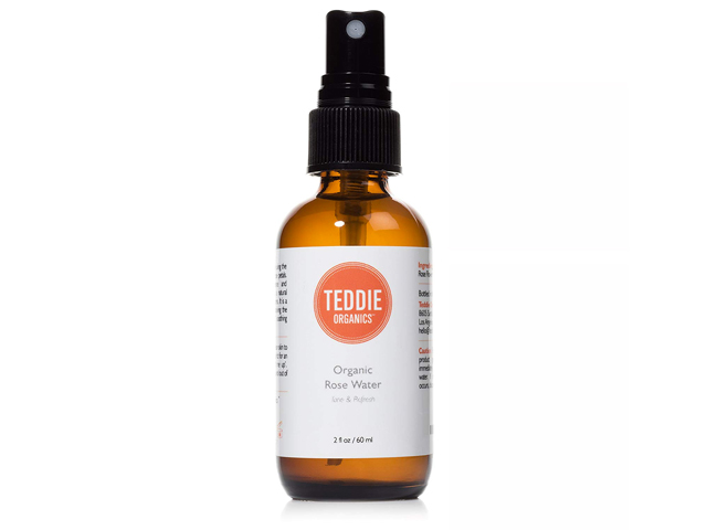 Teddie Organics Rose Water Facial Toner Spray 2oz.