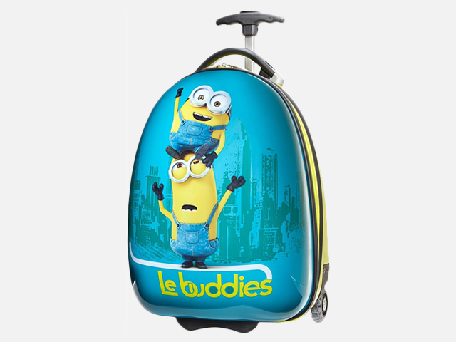 Travelpro Minions Kid's Hardside Luggage, Blue/Yellow.