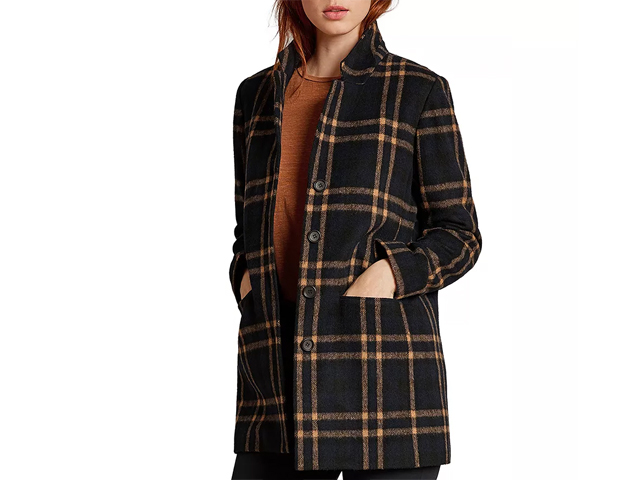 Velvet by Graham & Spencer Jasmann Plaid Coat.