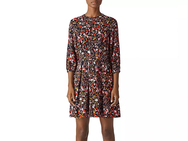 Whistles Flippy Meadow Print Dress.