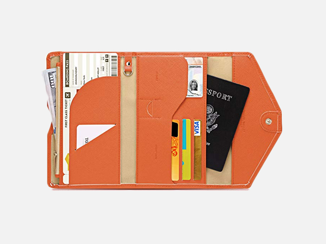 Zoppen Multi-purpose Rfid Blocking Travel Passport Wallet.