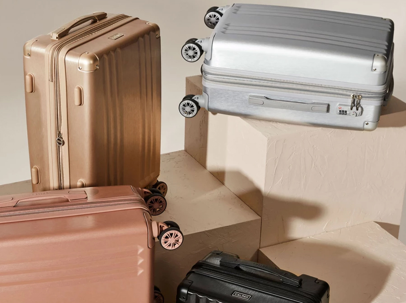 calpak glitter luggage
