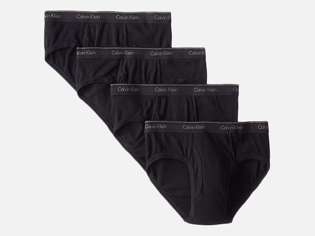 Calvin Klein Men's Cotton Classics Multipack Low Rise Hip Briefs.