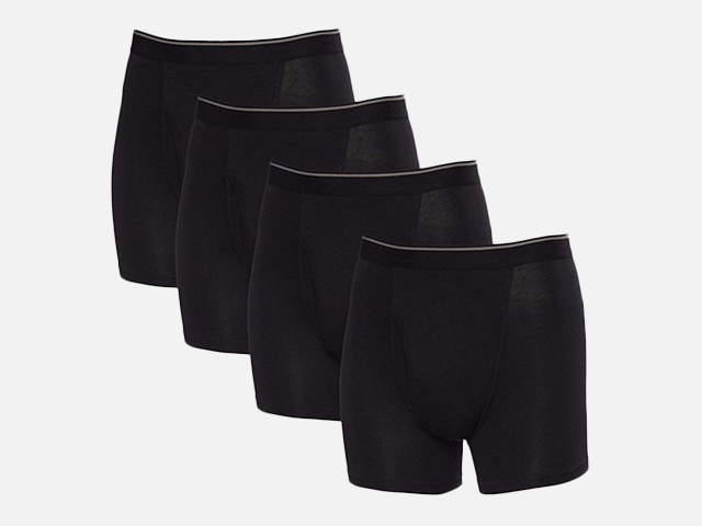 Kirkland Signature Men's Boxer Brief Pima Cotton 4 Pack.