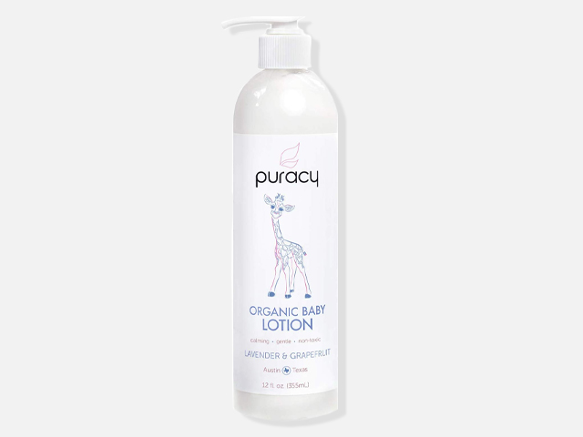 Puracy Organic Baby Lotion, Natural Calming Moisturizer.