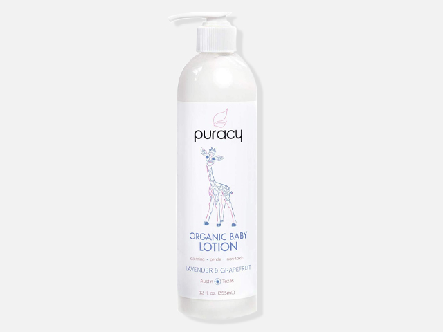 Puracy Organic Baby Lotion, Natural Calming Moisturizer.