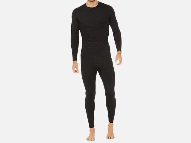Thermajohn Men's Ultra Soft Thermal Underwear Long Johns Set with Fleece Lined.