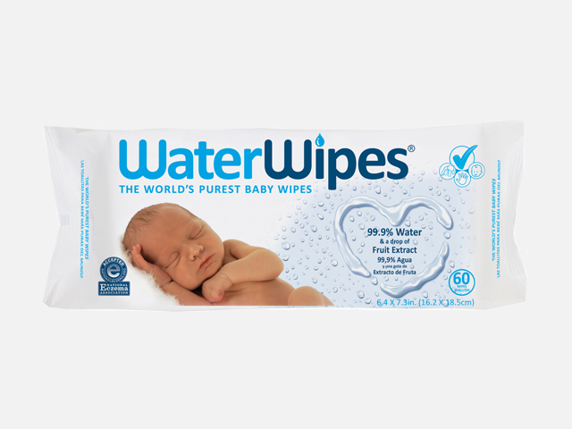 WaterWipes Sensitive Baby Wipes, Unscented.