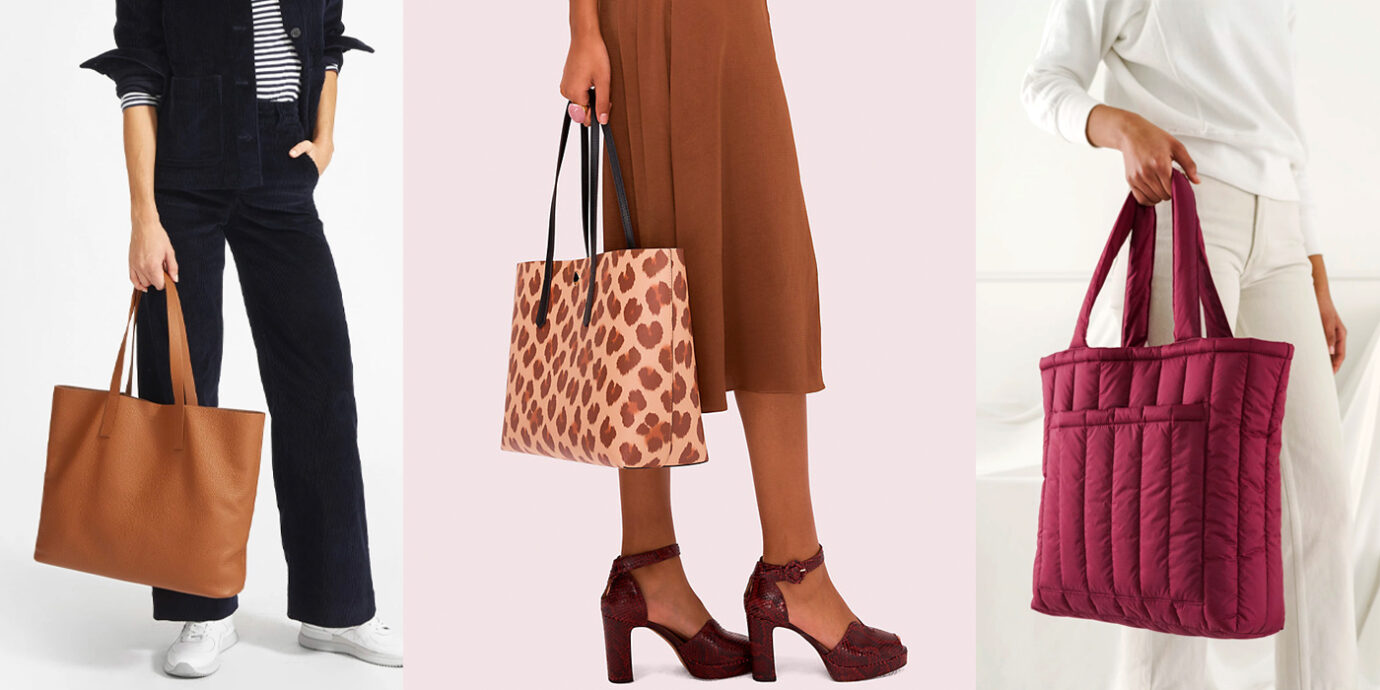 best leather tote