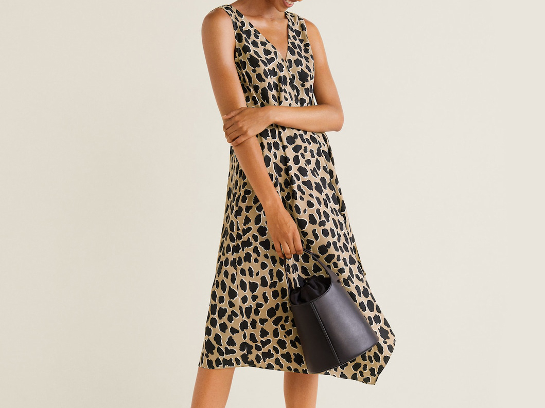 Leopard print dress Mango