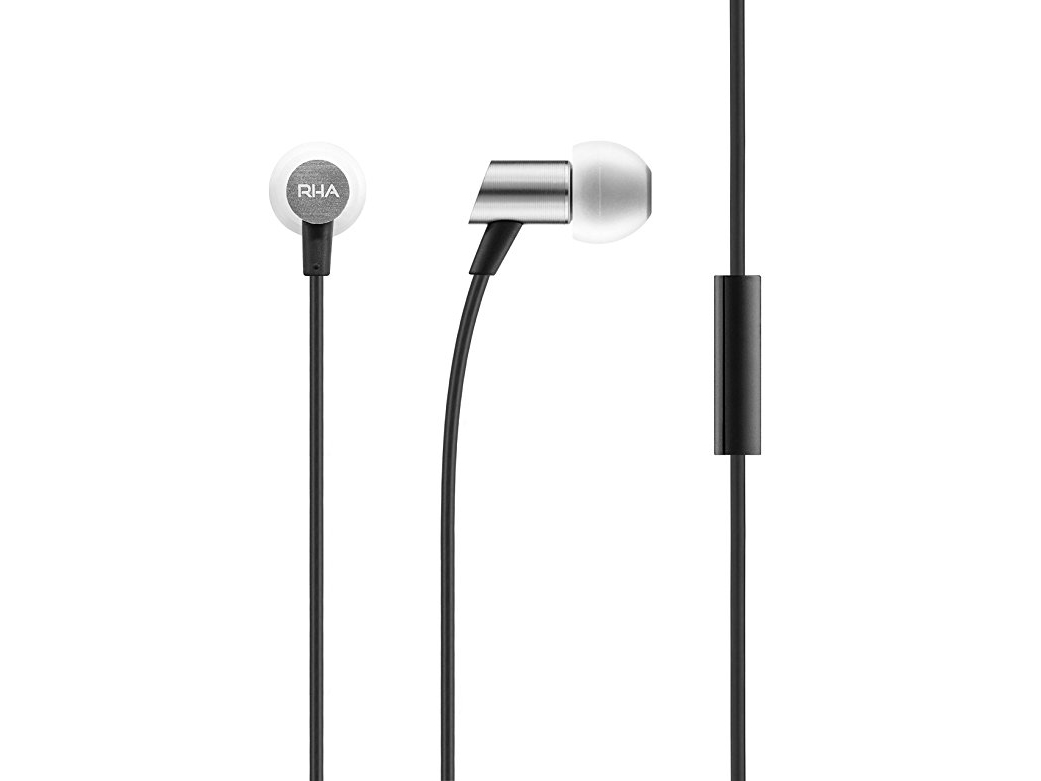 RHA S500 Universal Earphones: Compact Aluminium Noise Isolating In-Ear Headphones with Remote & Mic