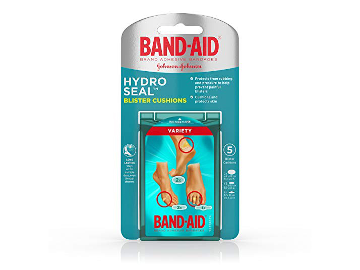 Band-Aid Brand Hydro Seal Blister Cushion Bandages, Variety Pack of Waterproof Blister Pads