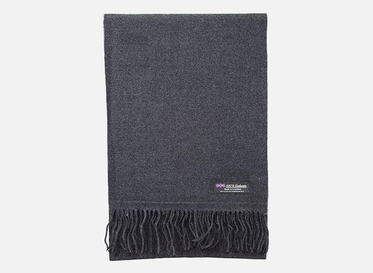 Cashmere Made in Scotland 2 PLY 100% Cashmere Scarf.