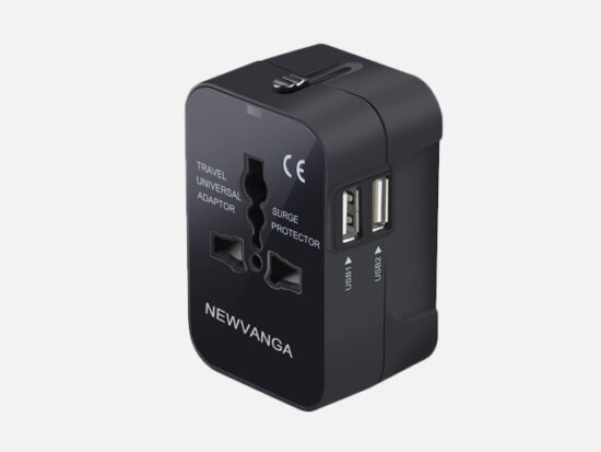 NEWVANGA International Universal All in One Worldwide Travel Adapter.