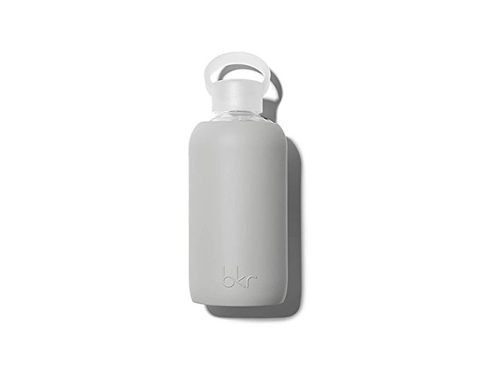 Refillable glass water bottle from bkr