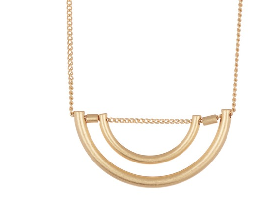 Simple, gold necklace