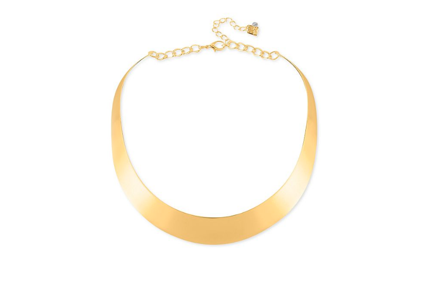 Robert Lee Morris Soho 14" Necklace, Half-Moon Collar Necklace