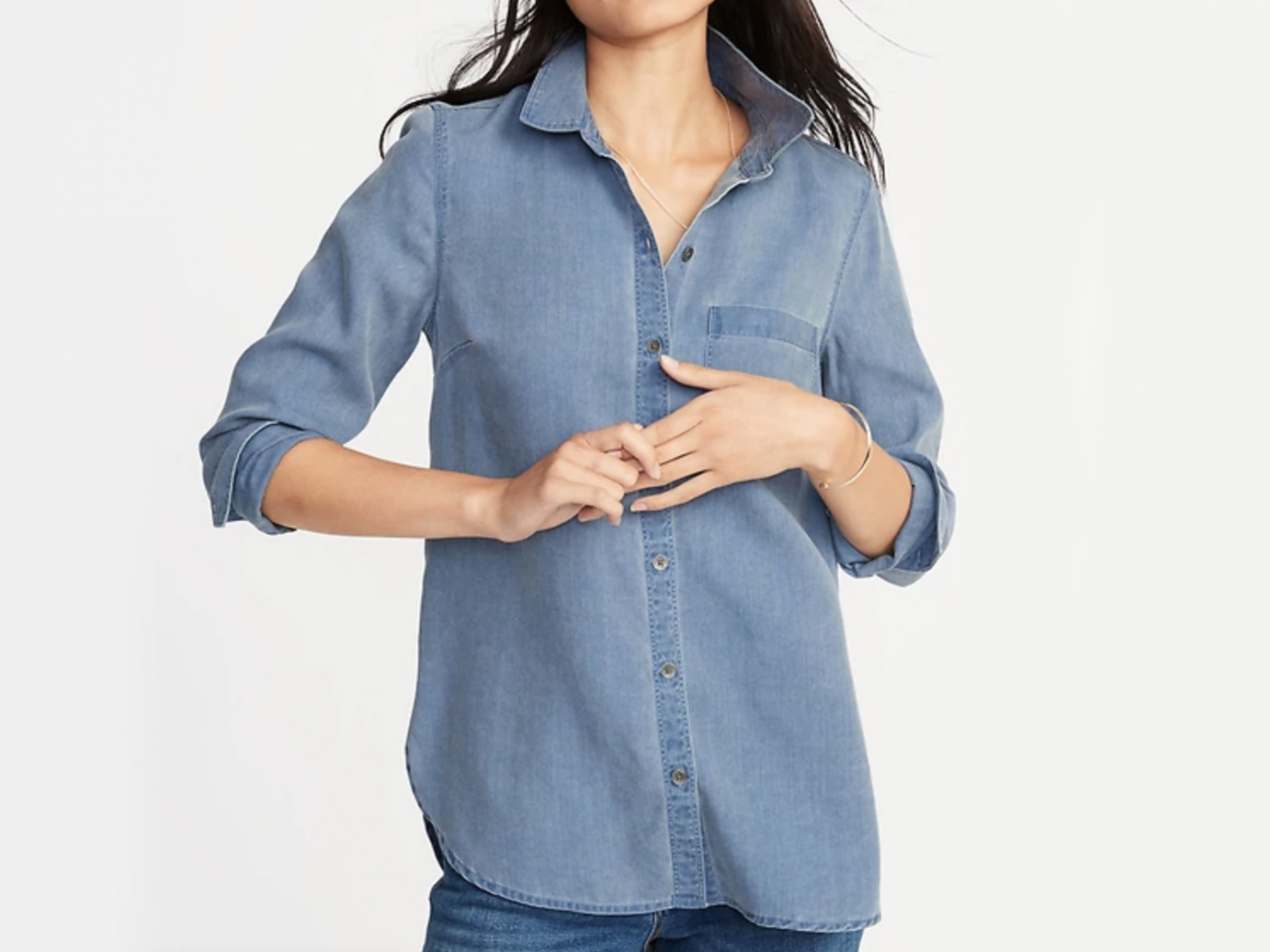 Old Navy Relaxed Tencel Shirt for Women