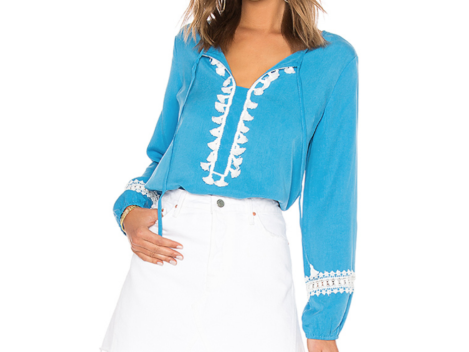 DELIAH TUNIC LINE & DOT Line & Dot