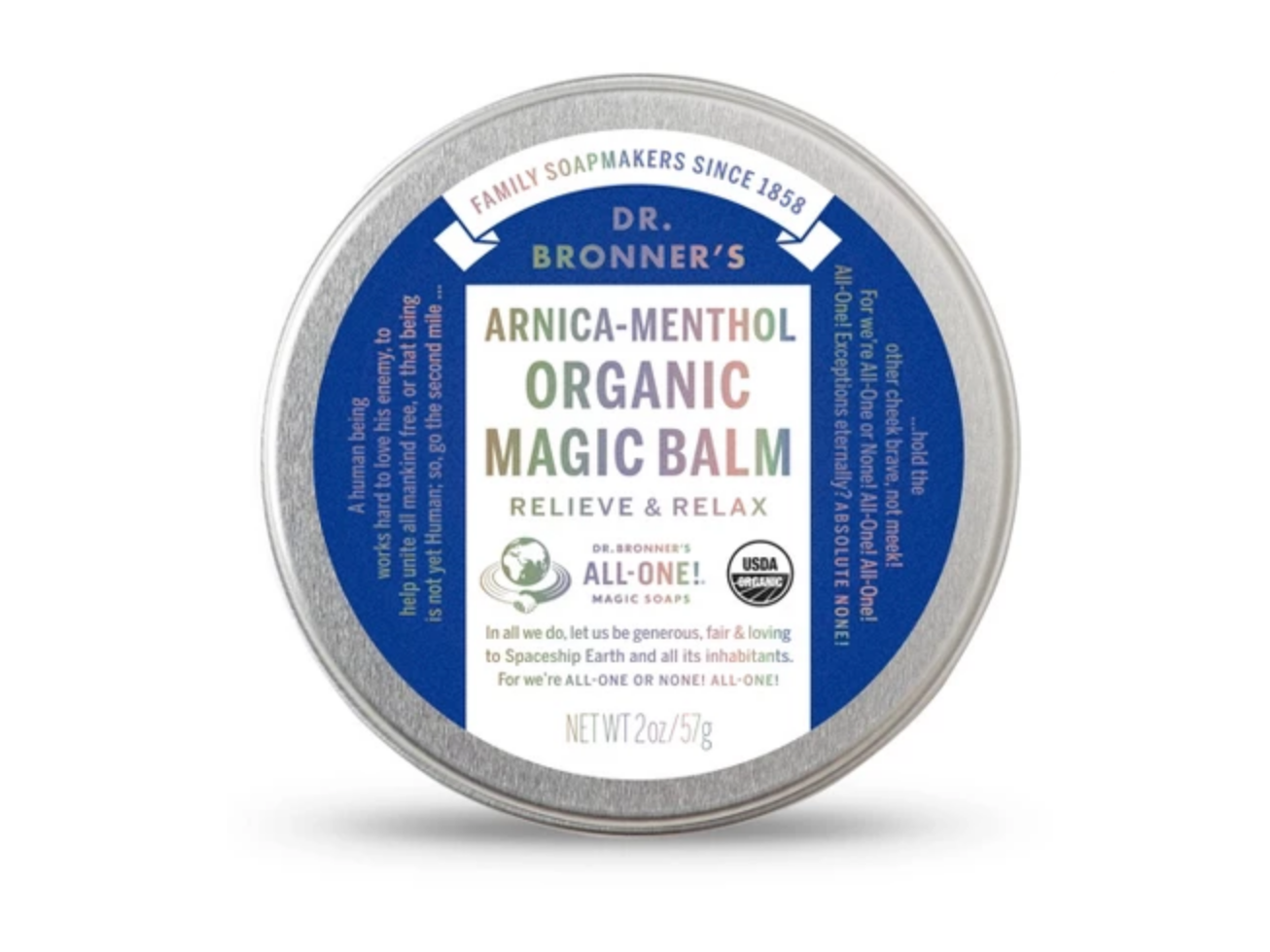 Dr. Bronner's Arnica Menthol Magic Balm - 2oz