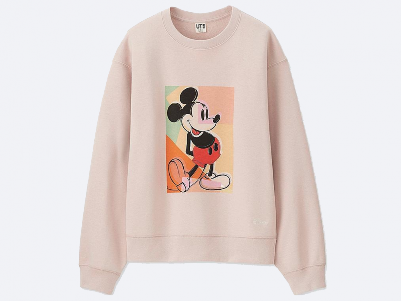 WOMEN MICKEY ART LONG-SLEEVE SWEATSHIRT (ANDY WARHOL)