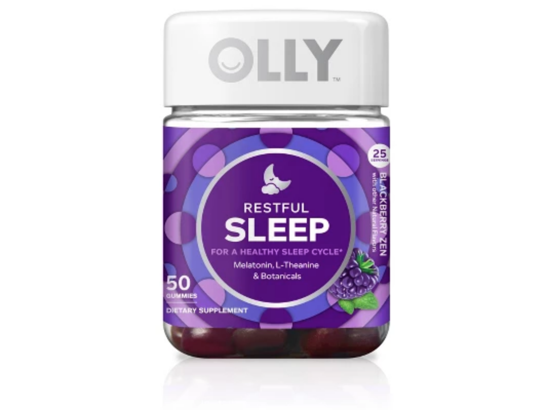 Olly Restful Sleep Zen Vitamin Gummies - Blackberry - 50ct