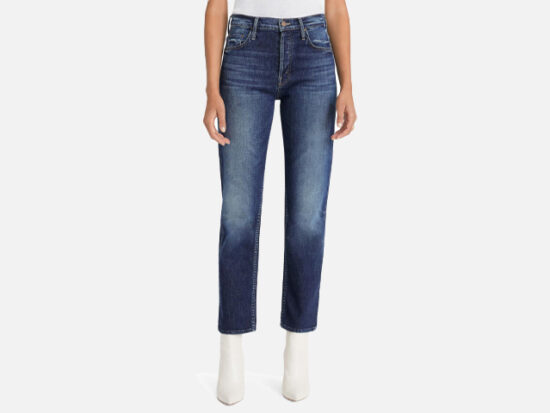 The Tomcat High Waist Ankle Straight Leg Jeans MOTHER.