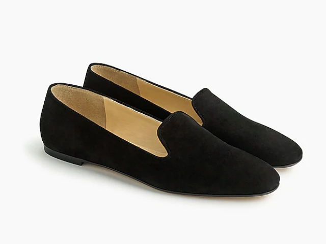 J. Crew Suede smoking slippers