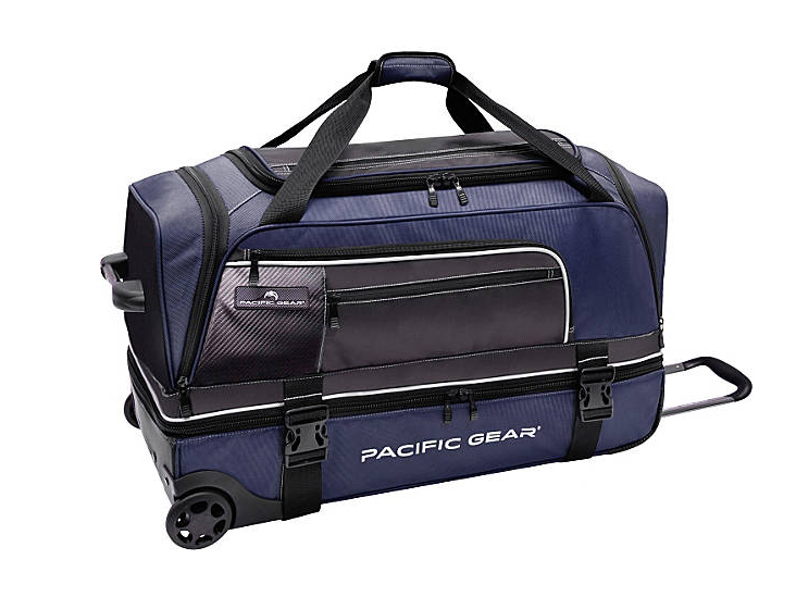 Traveler's Choice Pacific Gear 30" Drop-Bottom Rolling Duffel Bag