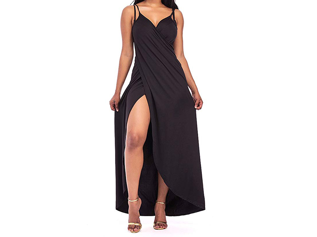 Anatoky Women's Chiffon Swimsuit Cover up Dress