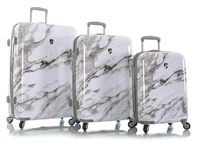 Heys Carrara White Marble Fashion Spinner 3pc. Set