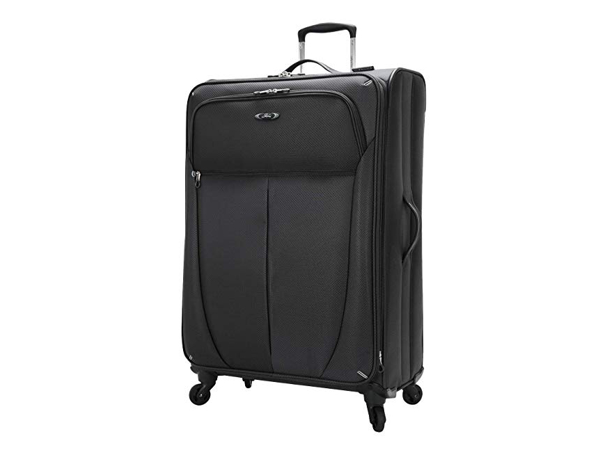 Skyway Luggage Mirage Superlight 28-Inch 4 Wheel Expandable Upright, Black, One Size