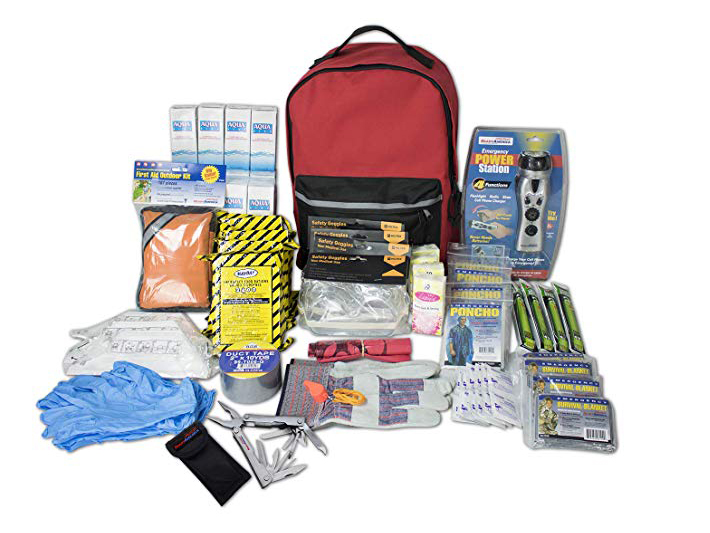 Ready America 70385 Deluxe Emergency Kit 4 Person Backpack